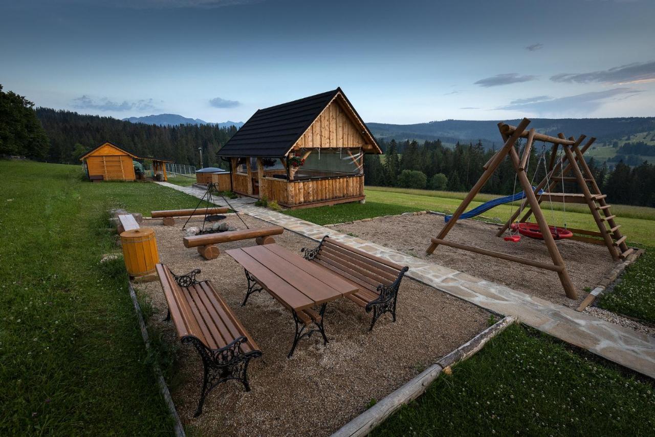Witowianskie Domki Z Kominkiem, Jacuzzi I Sauna Dzianisz Eksteriør billede