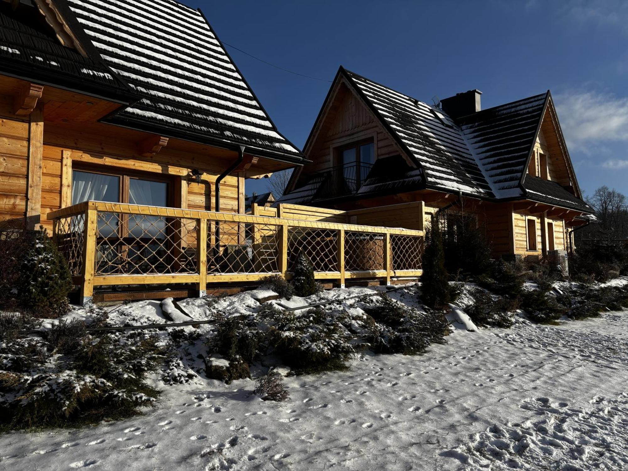 Witowianskie Domki Z Kominkiem, Jacuzzi I Sauna Dzianisz Eksteriør billede