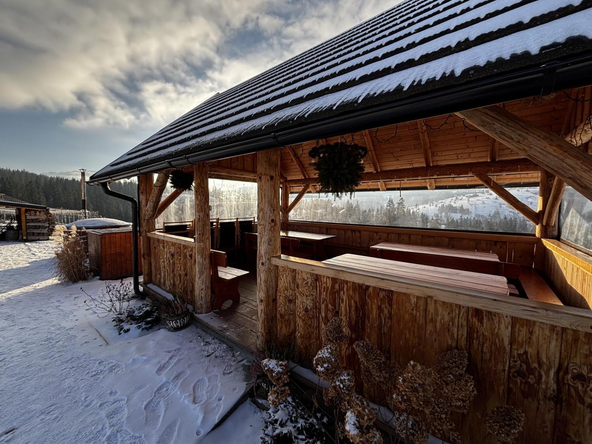 Witowianskie Domki Z Kominkiem, Jacuzzi I Sauna Dzianisz Eksteriør billede